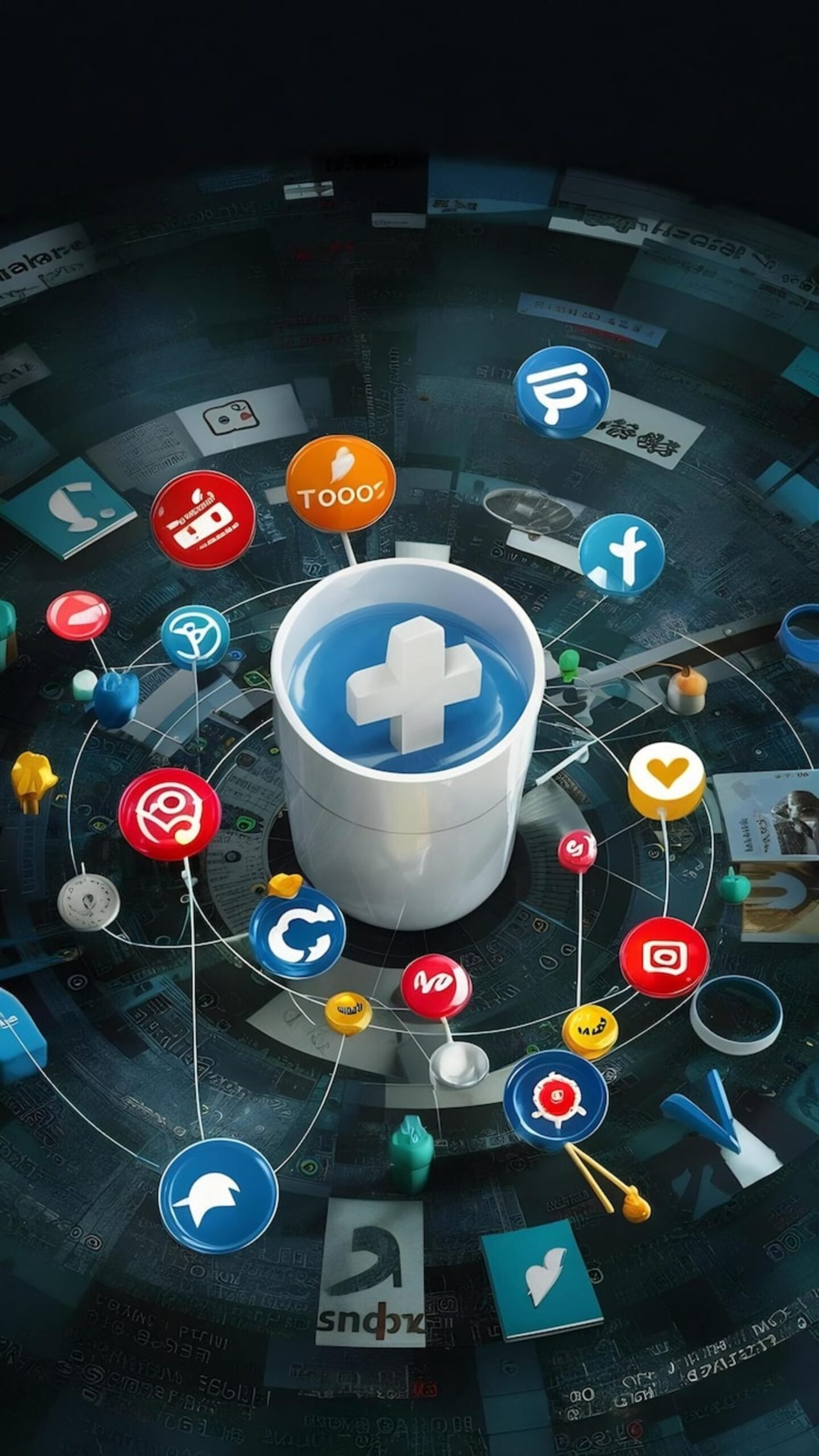 Social media marketing concept realistic 3d rendering 926199 4219624 4K 3840px scaled